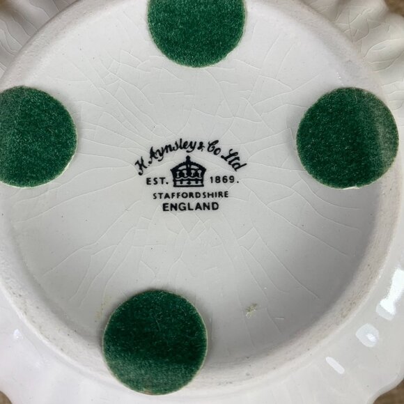 Aynsley & Co Floral Vase 4" Tall Herbert Aynsley Staffordshire - Picture 7 of 7